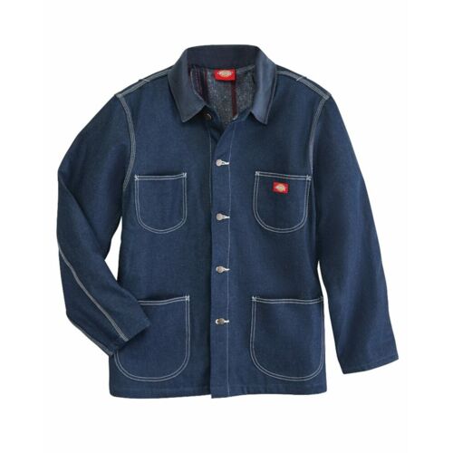 Men's Fleece Lined Chore Denim Jacket Thumbnail