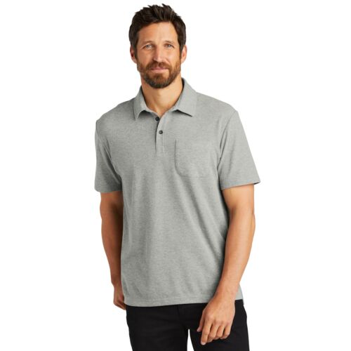 C Free ® Cotton Blend Pique Pocket Polo Thumbnail