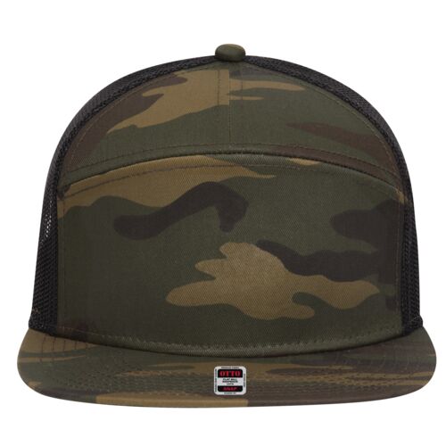 OTTO CAP "OTTO SNAP" 7 Panel Pro Style Mesh Back Trucker Snapback Hat Thumbnail