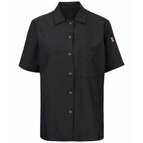 Women's Mimix™ Short Sleeve Cook Shirt with OilBlok Thumbnail