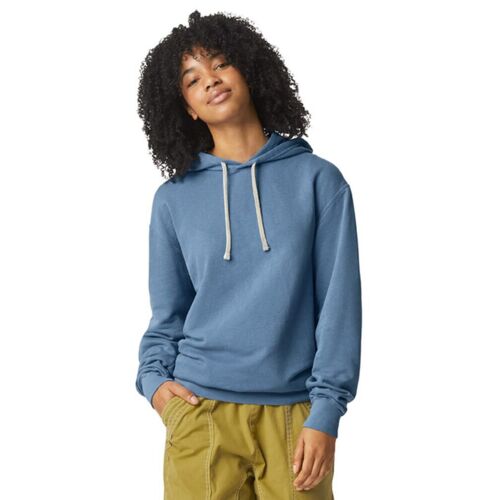 Unisex Garment-Dyed Lightweight Fleece Hooded Sweatshirt Thumbnail
