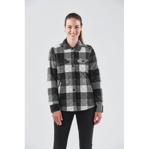 WOMEN'S QUILTED PLAID SHACKET Thumbnail