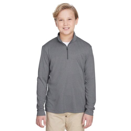 Youth Zone Sonic Heather Performance Quarter-Zip Pullolver Thumbnail