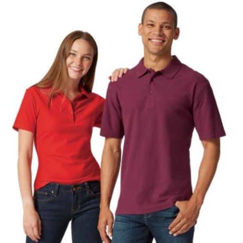 Clique Addison All Cotton Pique Short Sleeve Womens Polo Thumbnail