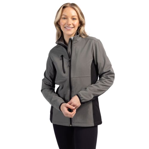 Clique Narvik Eco Stretch Softshell Full Zip Womens Jacket Thumbnail