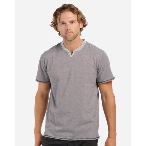 Men's Striped V-Notch T-Shirt Thumbnail