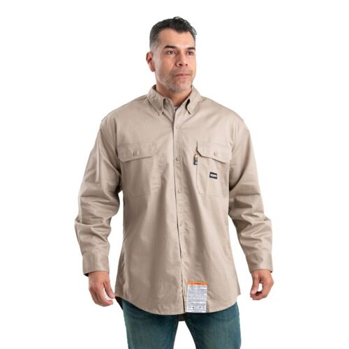 Men's Tall Flame-Resistant Button Down Work Shirt Thumbnail
