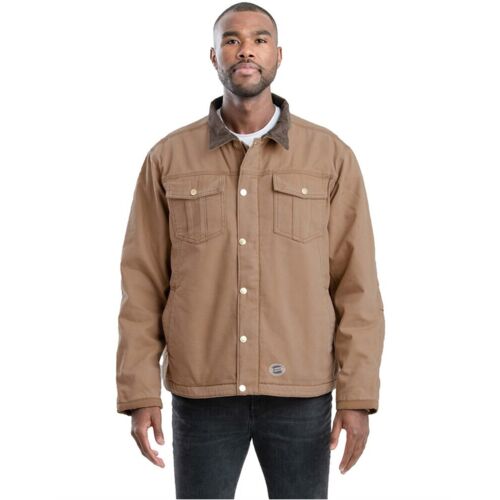 Men's Tall Vintage Washed Sherpa-Lined Work Jacket Thumbnail
