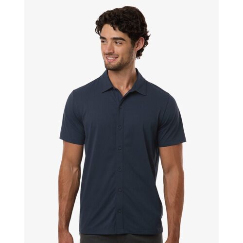 Men's Pro-Flex Sorona® Button Down Short Sleeve Shirt Thumbnail