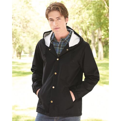 Men's Water-Resistant Hooded Windbreaker Thumbnail