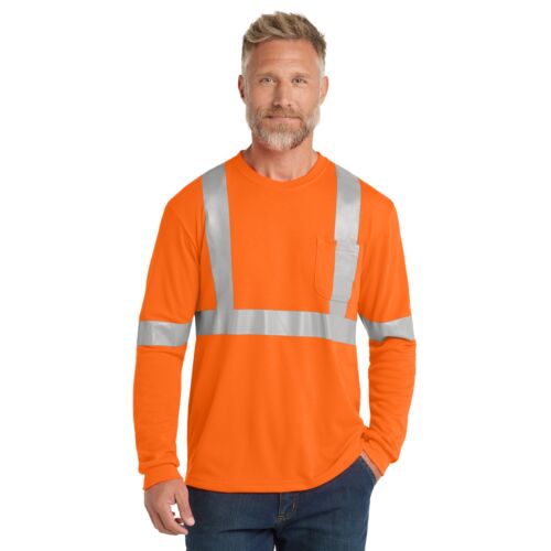 Ansi 107 Class 2 Long Sleeve Safety T Shirt Thumbnail