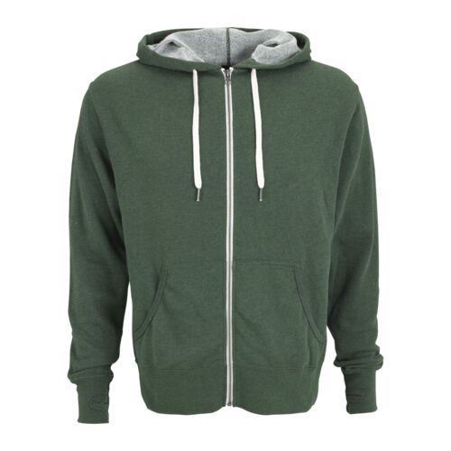 Unisex Heather French Terry Full-Zip Hoodie Thumbnail