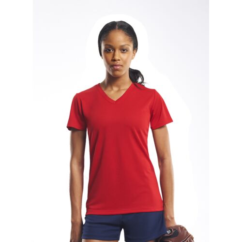 AJ202 Women's V-Neck Tec Tee Thumbnail