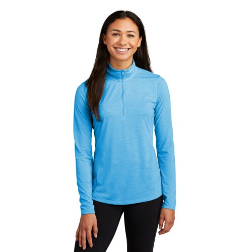 Women's PosiCharge ® Tri Blend Wicking 1/4 Zip Pullover Thumbnail