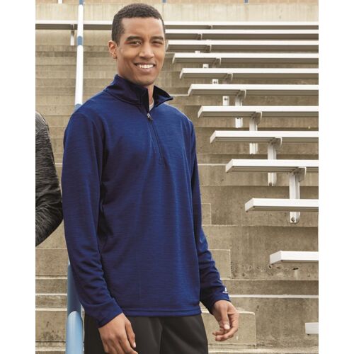 Men's Striated Quarter-Zip Pullover Thumbnail