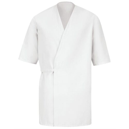 Men's Collarless Poplin Butcher Wrap Thumbnail