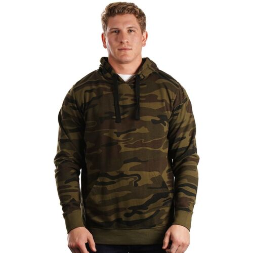 Men's Enzyme-Washed French Terry Hooded Sweatshirt Thumbnail