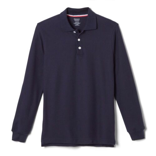 French Toast Adult LS PIQUE POLO Thumbnail