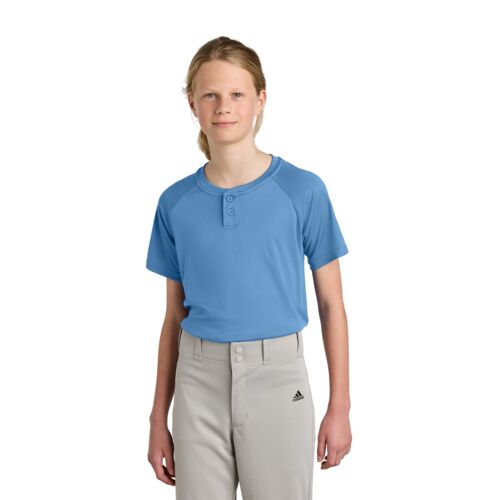 Youth PosiCharge ® Competitor 2 Button Henley Thumbnail