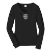 Ladies Long Sleeve Fan Favorite V Neck Tee Thumbnail