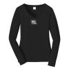 Ladies Long Sleeve Fan Favorite V Neck Tee Thumbnail