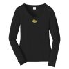 Ladies Long Sleeve Fan Favorite V Neck Tee Thumbnail