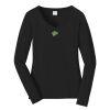 Ladies Long Sleeve Fan Favorite V Neck Tee Thumbnail