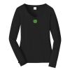 Ladies Long Sleeve Fan Favorite V Neck Tee Thumbnail