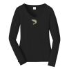 Ladies Long Sleeve Fan Favorite V Neck Tee Thumbnail