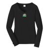 Ladies Long Sleeve Fan Favorite V Neck Tee Thumbnail