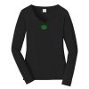 Ladies Long Sleeve Fan Favorite V Neck Tee Thumbnail