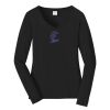 Ladies Long Sleeve Fan Favorite V Neck Tee Thumbnail