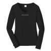 Ladies Long Sleeve Fan Favorite V Neck Tee Thumbnail