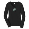 Ladies Long Sleeve Fan Favorite V Neck Tee Thumbnail