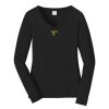 Ladies Long Sleeve Fan Favorite V Neck Tee Thumbnail