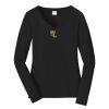 Ladies Long Sleeve Fan Favorite V Neck Tee Thumbnail