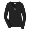 Ladies Long Sleeve Fan Favorite V Neck Tee Thumbnail