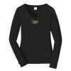 Ladies Long Sleeve Fan Favorite V Neck Tee Thumbnail