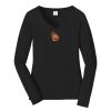 Ladies Long Sleeve Fan Favorite V Neck Tee Thumbnail