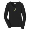 Ladies Long Sleeve Fan Favorite V Neck Tee Thumbnail