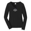 Ladies Long Sleeve Fan Favorite V Neck Tee Thumbnail