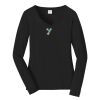 Ladies Long Sleeve Fan Favorite V Neck Tee Thumbnail