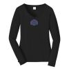 Ladies Long Sleeve Fan Favorite V Neck Tee Thumbnail