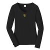Ladies Long Sleeve Fan Favorite V Neck Tee Thumbnail