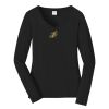 Ladies Long Sleeve Fan Favorite V Neck Tee Thumbnail