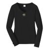 Ladies Long Sleeve Fan Favorite V Neck Tee Thumbnail
