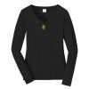 Ladies Long Sleeve Fan Favorite V Neck Tee Thumbnail