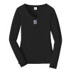 Ladies Long Sleeve Fan Favorite V Neck Tee Thumbnail
