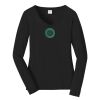 Ladies Long Sleeve Fan Favorite V Neck Tee Thumbnail