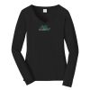 Ladies Long Sleeve Fan Favorite V Neck Tee Thumbnail